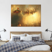 ヴィンテージサンタオーバーロードアイランド キャンバスプリント (インサイチュ (寝室))