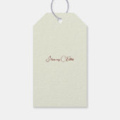 ヴィンテージサンタカスタムクリスマス ギフトタグ (裏面)