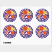 ヴィンテージサンタカタリナアイランドラゲッジシール ラウンドシール (シート)