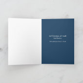 ヴィンテージサンタキャリッジエンジェルツリートイズクリスマス シーズンカード (内部)