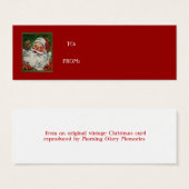 ヴィンテージサンタギフトラベル (正面&裏面)