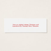 ヴィンテージサンタギフトラベル (裏面)