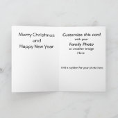 ヴィンテージサンタクリスマスカーカスタマイズド。 シーズンカード (内部)