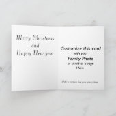 ヴィンテージサンタクリスマスカーカスタマイズドit シーズンカード (内部)