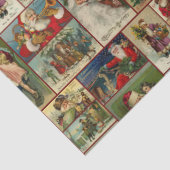 ヴィンテージサンタクリスマスカードデザイン 薄葉紙 (詳細)