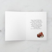 ヴィンテージサンタクリスマスカード シーズンカード (内部)