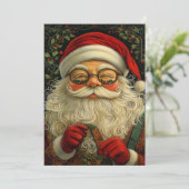 ヴィンテージサンタクリスマスカード シーズンカード (スタンド正面)