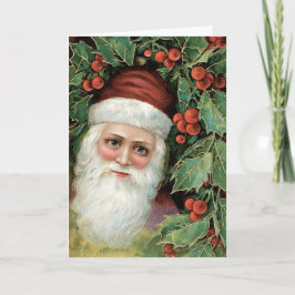 ヴィンテージサンタクリスマスカード シーズンカード