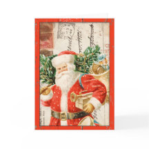 ヴィンテージサンタクリスマスカード