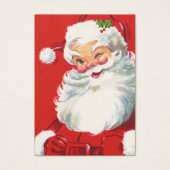 ヴィンテージサンタクリスマスギフトタグ (正面)