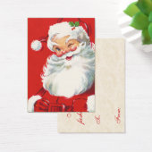 ヴィンテージサンタクリスマスギフトタグ (デスク)