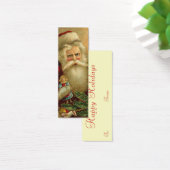 ヴィンテージサンタクリスマスギフトタグ (デスク)