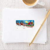 ヴィンテージサンタクリスマスギフトタグ ラベル (インサイチュ)