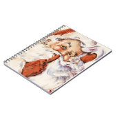 ヴィンテージサンタクリスマスノート ノートブック (左側)