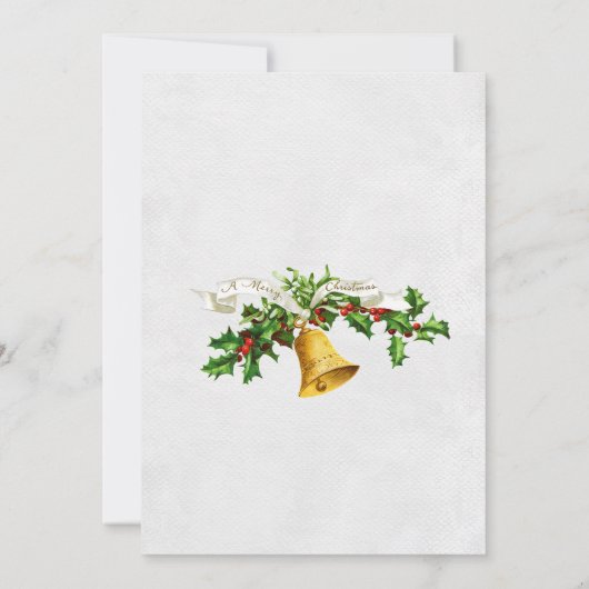 ヴィンテージサンタクリスマスパーティの招待状 招待状 (裏面)