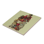 ヴィンテージサンタクリスマスミュージック歌唱 タイル (側面)