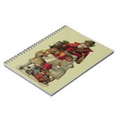 ヴィンテージサンタクリスマスミュージック歌唱 ノートブック (左側)