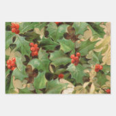 ヴィンテージサンタクリスマスミュージック歌唱 ラッピングペーパーシート (正面2)