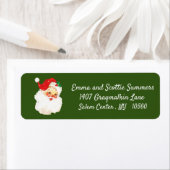 ヴィンテージサンタクリスマス差出人住所 ラベル (インサイチュ)