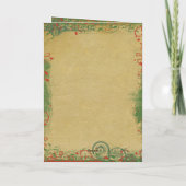 ヴィンテージサンタクリスマス5枚フォトカード シーズンカード (裏面)