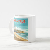 ヴィンテージサンタクルーズカリフォルニア コーヒーマグカップ (正面左)