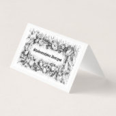 ヴィンテージサンタクロースがそりにトナカイを持つ (裏面)