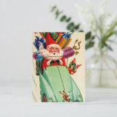 ヴィンテージサンタクロースが丘を駆け下りる シーズンポストカード (スタンド正面)