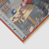 ヴィンテージサンタクロースが職場で 薄葉紙 (詳細)