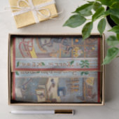 ヴィンテージサンタクロースが職場で 薄葉紙 (ギフト)