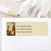 ヴィンテージサンタクロースとおもちゃ ラベル (インサイチュ)