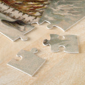 ヴィンテージサンタクロースとクリスマスツリー ジグソーパズル (側面)