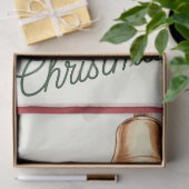 ヴィンテージサンタクロースとクリスマスベル 薄葉紙 (ギフト)