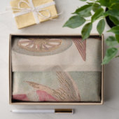 ヴィンテージサンタクロースと天使のクリスマス 薄葉紙 (ギフト)