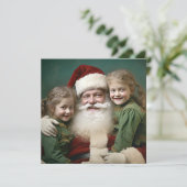 ヴィンテージサンタクロースと子供たち シーズンカード (スタンド正面)