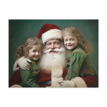 ヴィンテージサンタクロースと子供