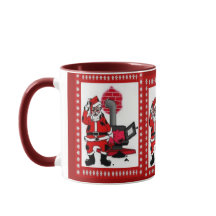 ヴィンテージサンタクロースと石炭コンロ