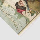 ヴィンテージサンタクロースのおもちゃ姿 薄葉紙 (詳細)