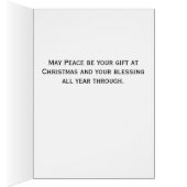 ヴィンテージサンタクロースのクリスマスカード (内側 (右))