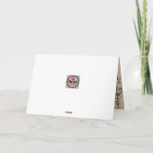 ヴィンテージサンタクロースのクリスマスカード カード (裏面)