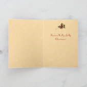 ヴィンテージサンタクロースのクリスマスカード シーズンカード (内部)