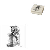 ヴィンテージサンタクロースのクリスマススタンプ ラバースタンプ (押印)