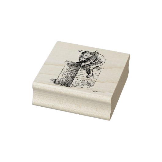 ヴィンテージサンタクロースのクリスマススタンプ ラバースタンプ (スタンプ)