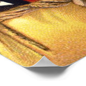 ヴィンテージサンタクロースのクリスマスポスタープリント ポスター (角)