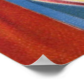 ヴィンテージサンタクロースのクリスマスポスタープリント ポスター (角)