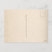 ヴィンテージサンタクロースのクリスマスポストカード シーズンポストカード (裏面)