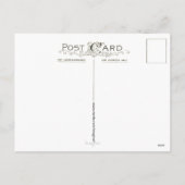 ヴィンテージサンタクロースのクリスマスポストカード シーズンポストカード (裏面)