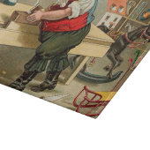 ヴィンテージサンタクロースのクリスマスワークショップ カッティングボード (角)