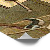 ヴィンテージサンタクロースのクリスマスワークショップ ポスター (角)