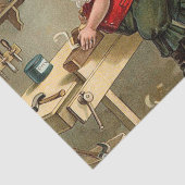 ヴィンテージサンタクロースのクリスマスワークショップ 薄葉紙 (詳細)