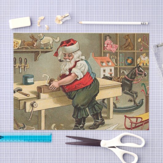 ヴィンテージサンタクロースのクリスマスワークショップ 薄葉紙 (クラフト)
